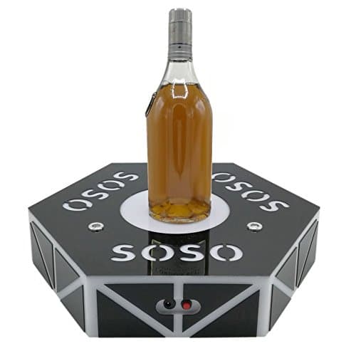 Flash Barware- Arylic Red Laser &amp;LED Bottle Glorifier /Bottle display /Bottle holder TCD-3212-R