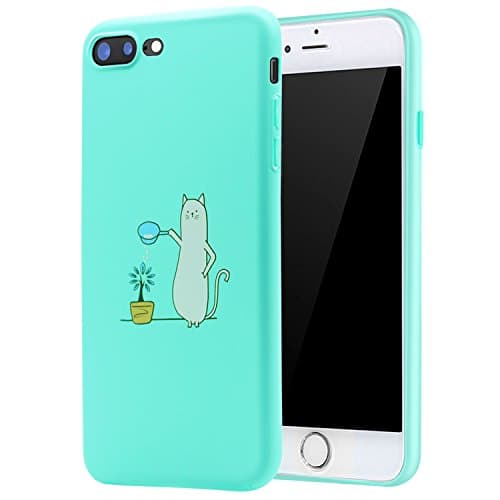 iPhone 7 Plus Case, iPhone 8 Plus Case, Flyyu Fresh & Simple Slim Fit Protective Hard Case Cover with 3D Printed Cute Pattern for Apple iPhone7 Plus/ iphone 8 Plus, Gift's for Girls and Women