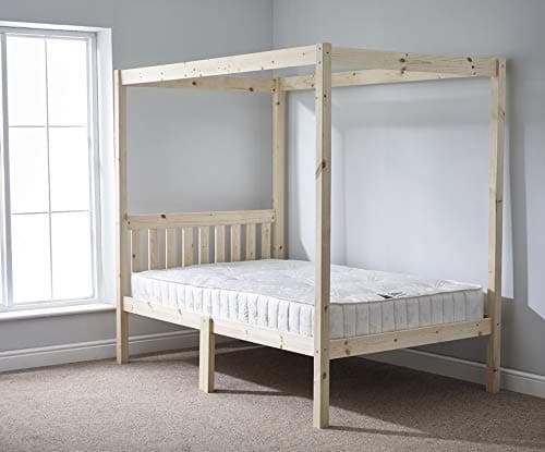 Kiddie Home Space Rustic Canopy Wooden Bed