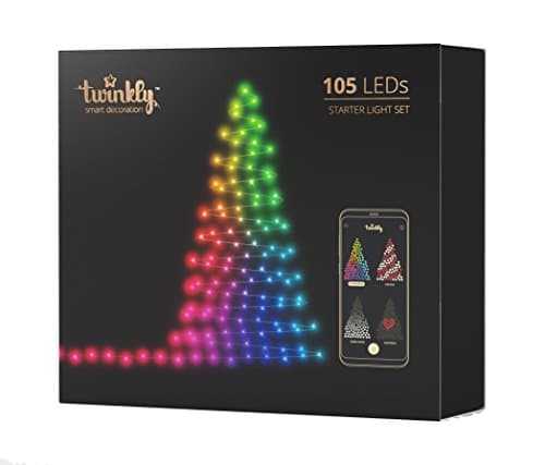 Twinkly 2nd Generation - Starter 105 LEDs, Smart Xmas Lights controllable via smartpones (iOS and Android)