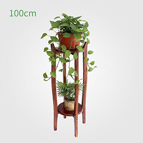 Living room solid wood flower/solid wood spider, green rose showy/indoor multilayer bonsai frame/flowerpot shelves/solid wood flower stand-B