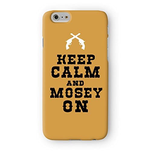 Keep Calm and Mosey On Full Wrap High Quality 3D Printed Case, Snap-On Protective Hard Back Cover for Apple® iPhone 6 by Chargrilled
