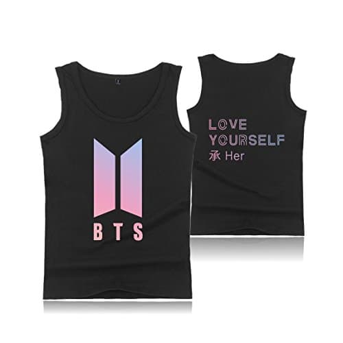 Kpop BTS Love Yourself Her The Same Style Suga Rap-Monster Jimin Jin J-Hope Jung Kook Fashion for Unisex Vest
