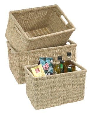 Large seagrass basket