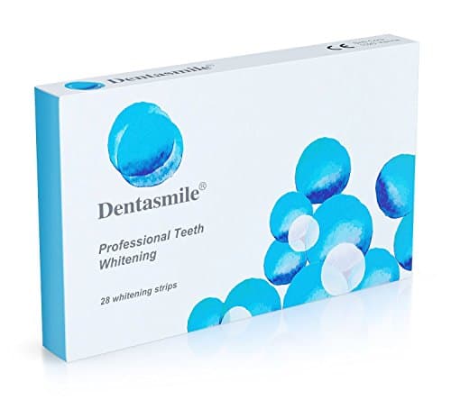 Dentasmile – Whitening Strips, for small teeth | 28 bleaching strips for tooth whitening | Beautiful white teeth, reduced stains and discoloration | 14-day treatment
