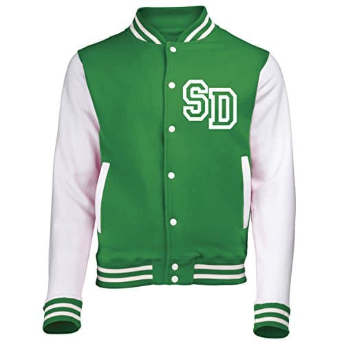 123t Kids Varsity Jacket with Front Initial Personalisation