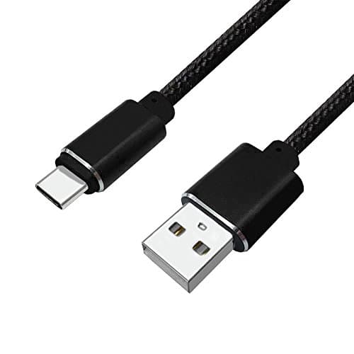 HOISAN USB Type C Cable[6.6ft] | Type C Cable Metal Braided Lead with Fast Charger &amp; Data Syncing Samsung S8/S8 Plus | the new MacBook | Nexus 6P | OnePlus 2 and More USB Type-C Devices