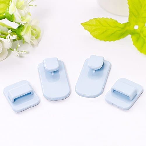 Multi-Purpose Hooks YIPIN Mini Self Adhesive Hooks Wall Hangers Coat Racks Hat Clothes Baby Monitor Holder