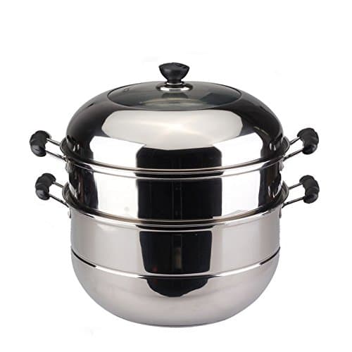 Stainless Steel Steamer, Thickened, Multi Function,Two Layer,36Cm