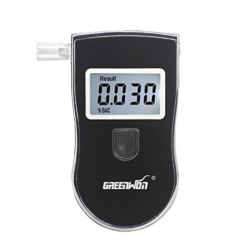 GREENWON Personal Use Super Alcohol Detector Analyzer,Car driver Alcohol Tester With 5 pieces monthpieces