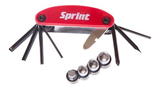 SPRINT Bicycle REVERSIBLE ALLEN KEY &amp; SCREWDRIVER SOCKET TOOL SET New