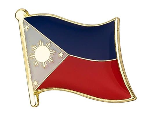Philippines Flag Enamel Pin Badge