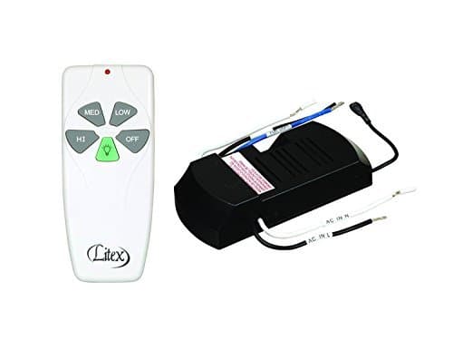 Litex RCI-103 Universal Remote Control with Three Speeds and Full Range Dimmer by Ellington