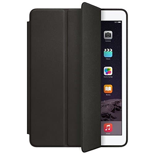 New 2017 iPad Pro 10.5 Case, Ayami® Smart Slim PU Leather Wallet Case for New iPad pro 10.5 inch 2017 Version with [Auto Sleep/Wake Feature] &amp; [Light weight] [Compatible With iPad Pro 10.5 Screen Protector] (BLACK)