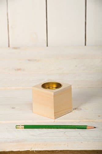 Wooden Cube Candle Holder – megacrea