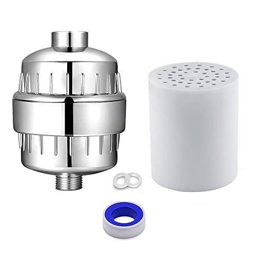 ZNYsmart Shower Water Filter Remove Chlorine Heavy Metal with Replaceable Cartridge