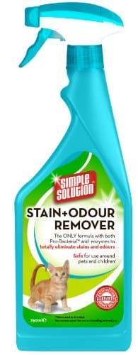 2 X Simple Solution Stain and Odour Remover for Cats, 750 ml