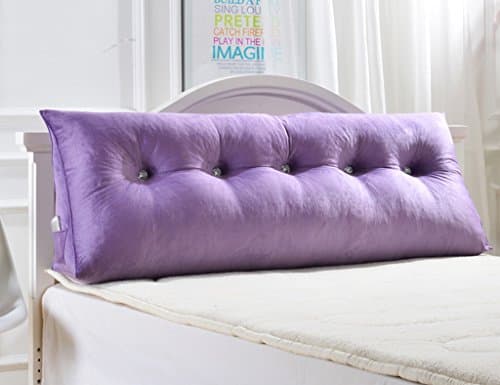 SUBBYE Lumbar Pillows Cushions BedHead Pillow Triangle Support Bedside Cushion Soft Bag Reading Backrest Headboard Cushion Size Optional ( Size : 120cm )