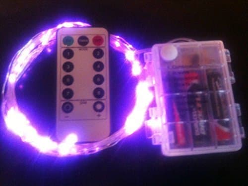 HLS 30 LED PINK 3m long String Light + Remote Controled with 8 Modes + Daily Timer + IP44 rated so can be used Inside and Outside!