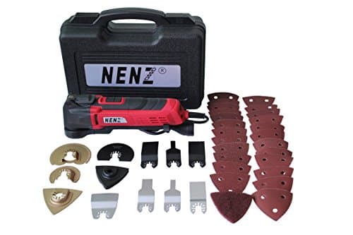 NENZ NZ10-01A AC Oscillating Multi-Tool Kit DIY Tool with 37 Accessories