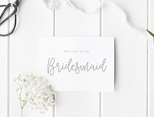 Will You Be My Bridesmaid Card - Hand Script