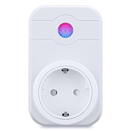 Wi-Fi Smart Plug, Remote Control Switch Socket Controlling Lights and Appliances by Phone With EU Plug Supporting ECHO
