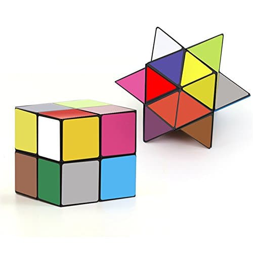 Infinite Folding Cube 2 in 1 Stars Puzzle Game Square Cube Educational Toy for Kids and Adult