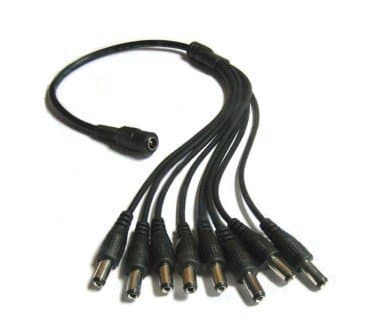 CCTV 8 Way Splitter DC Power Cable