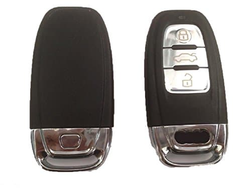 HOCN Uncut Smart Remote Key Shell Case Fob 3 Button for Audi A3 A4 A5 A6 Q5 Q8 S4 S5