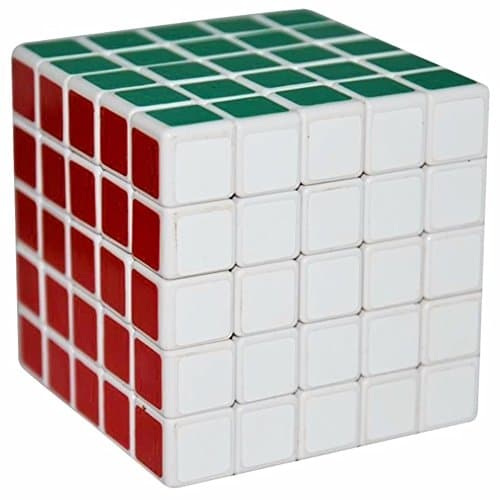 LSMY 5x5x5 Puzzle Cube Toy White