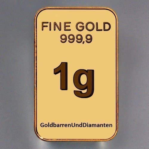 Gold Bar, 1 Gramm