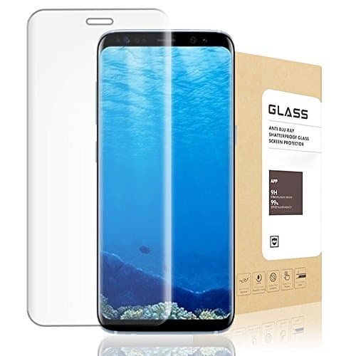 Samsung Galaxy S8 Plus Screen Protector Full Screen Coverage, Zolion Curved Full Temper Glass Film 9H Hardness 2.5D Tempered Glass Ultra-Clarity Highly Responsive Bubble-Free Scratch-Proof for Samsung Galaxy S8 Plus