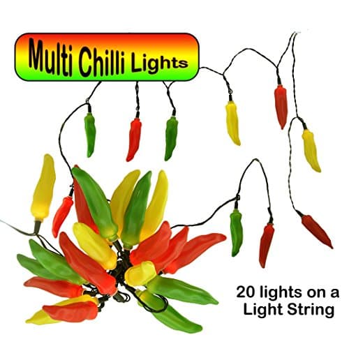 Fairy Lights - Multi Colour Chilli Peppers Lights