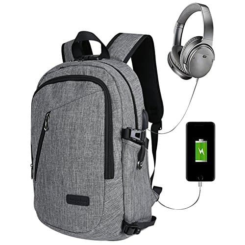 Anti-Theft Waterproof Backpack with Multi Function Computer Backpack PC 15.6 inch Oxford Cloth