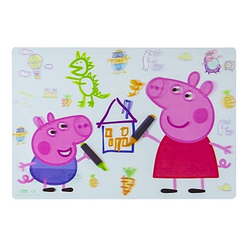 Peppa Pig 3D Table mat, Place Mat Table Mat Dinner Place Mat Buntstifte