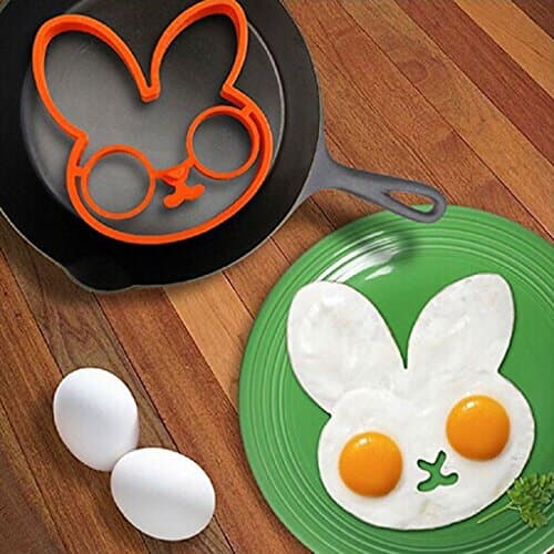 Fried egg pancake molds,GOODCULLER New Breakfast Kitchen Fried Egg Mold Rabbit Pancake Mold Shaper Cooking Tool
