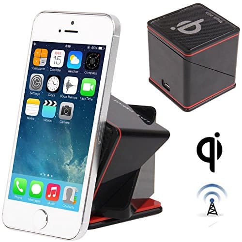 Main Chargers Magic Cube Mount Holder Base QI standard Car Kit Wireless Charger for Samsung Galaxy Note III / N9000,Nokia Lumia 920 / Lumia 820 / LG Nexus 4 / HTC 8X / Droid DNA / Samsung Galaxy S III / Samsung Note II / Galaxy S IV / i9500 ( Color : Black )