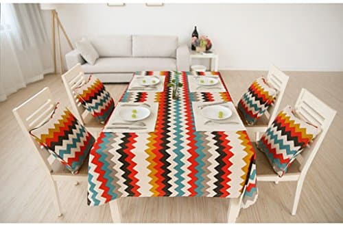 Table table tablecloth beautiful tablecloth Pope Wallpaper   Cotton Rectangular Table Cloth Japanese-style Thickening Canvas Cover Towel Hotel hotel tablecloth durable ( Size : 140*200cm )