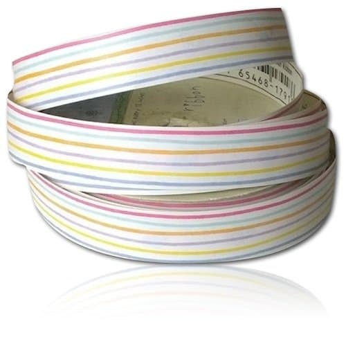 Candy Stripe Paper Ribbon Boarder Sticker
