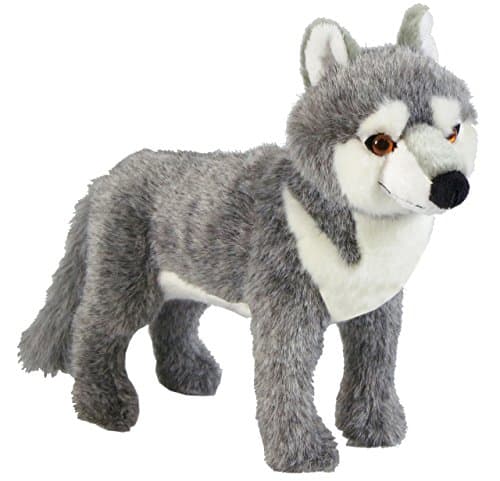 Heunec 246072 Mi Classico – Standing Wolf, Plush