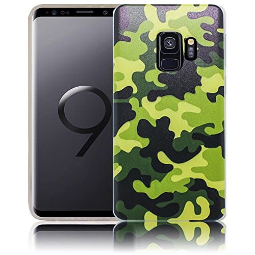 Samsung Galaxy S9 Camouflage Silicone Protective Case Protective Case Mobile Phone Case Cell Phone Case Silicone Case Case Bag Cover Bumper Case Flip smartphone cellphone backcover
