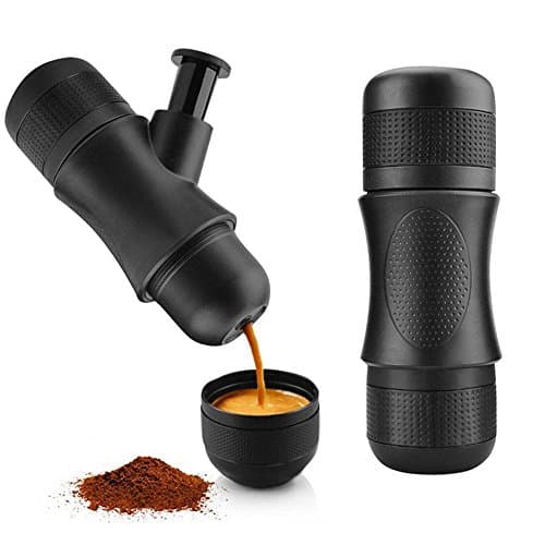 Portable Hand Held Manual Pressure Coffee Machine Mini Espresso Maker for Home office Travel Outdoor (Portable Cofee Maker)