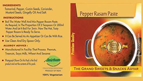The Grand Sweets Snacks -Rasam podi