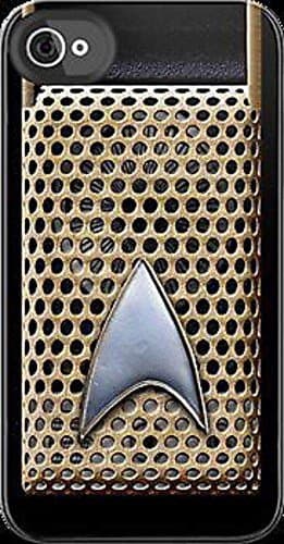**Compatible with APPLE IPHONE 7 MODEL only** STAR TREK COMMUNICATOR themed REAR COVER / REAR CASE ≈ perfect for trekkies or trekers ≈ A great novelty and functional gift to protect your phone - perfect for Birthday Christmas Mothers or Fathers Day - clip on plastic smart phone smartphone rear cover case novelty gift gifts present presents