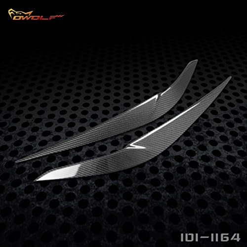 100% Real Carbon Fiber Headlight eyebrows eyelids