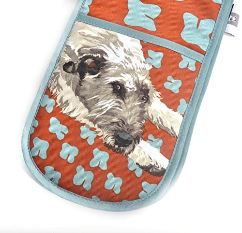 Leslie Gerry Wolfhound Double Oven Glove