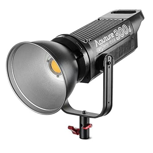 Aputure Light Storm LS COB 300D Daylight LED Video Light with Bowens Mount / V-mount Plate and Carrying Bag + ILEDGear Adapter