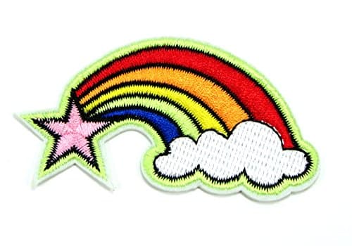 Rainbow Patch Iron on Applique Patch