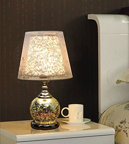 DENGJU Bedside Table Lamp Decorative Table Lamp 3D Table Lamp E27 Light Source Non-crystal Decorative Table Lamp (without E27 Light Source) ( Color : C )