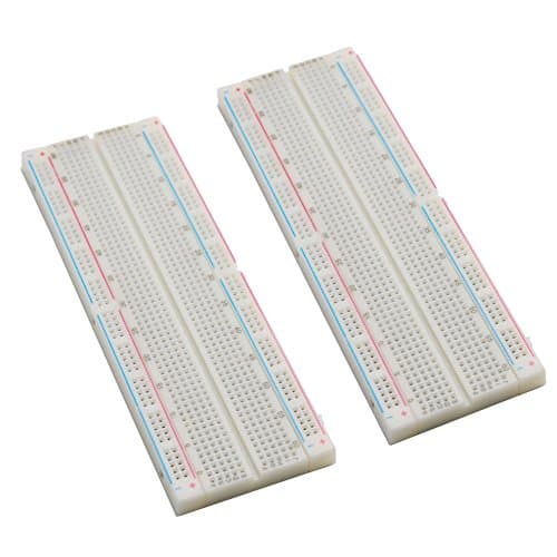 2pcs 830 Points Experiment Solderless Breadboard with Double Sided Tape for arduino / raspberry pi